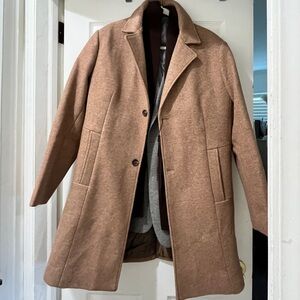 Men’s Brown Peacoat